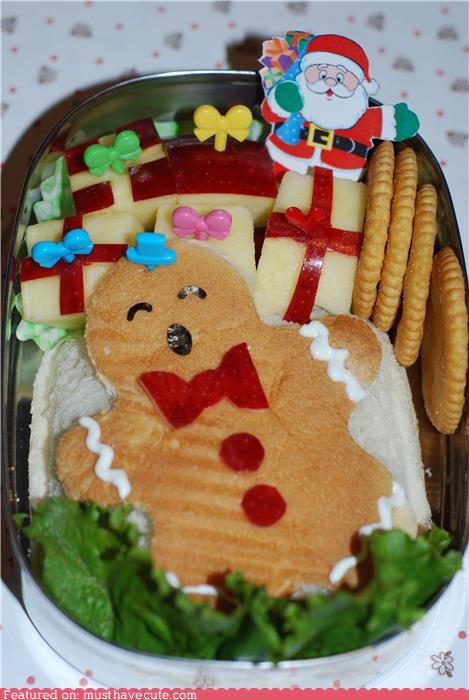 Epicute: Gingerbread Man Bento
