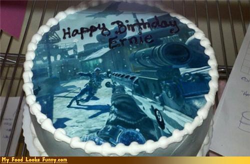 Funny Food Photos - Call of Duty Black Ops Cake