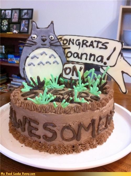 Funny Food Photos - Totoro Cake