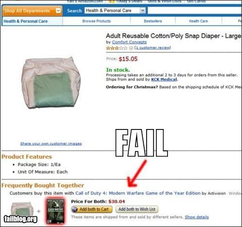 Bought Together FAIL