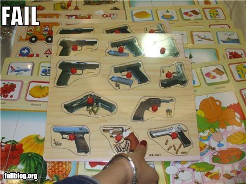 Preschool Gun Puzzle