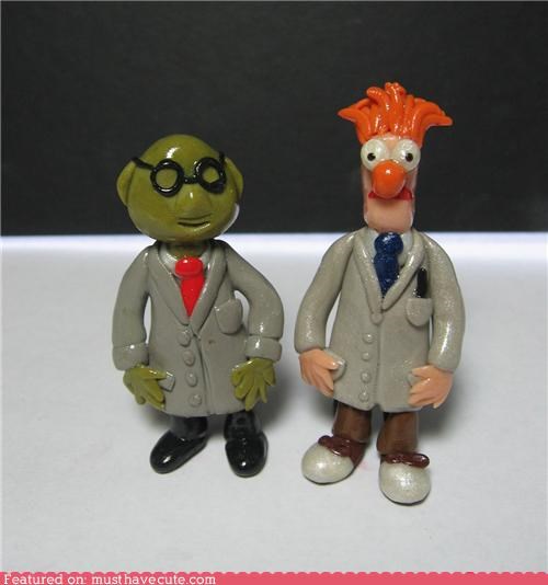 Dr. Bunsen and Beaker Mini Sculptures