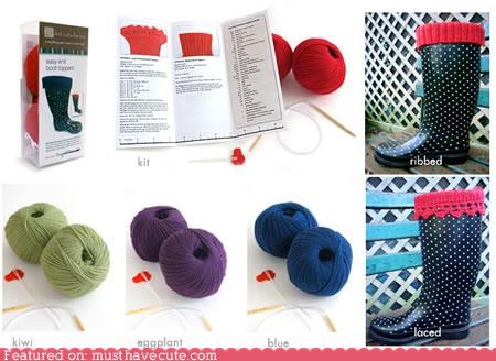 Make Your Own Wellie Cuffs