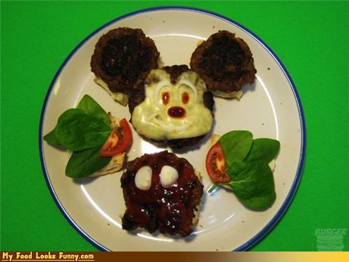 Funny Food Photos - Mickey Mouse Burger