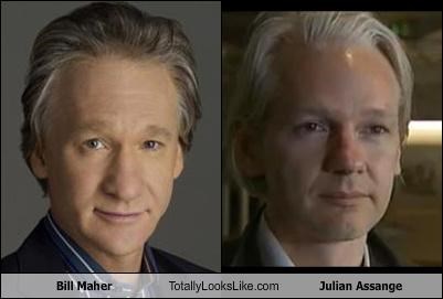 Bill Maher Totally Looks Like Julian Assange