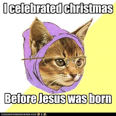 Hipster Kitty - In B4 Jesus