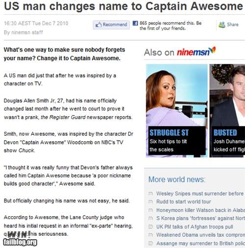 Captain Awesome WIN