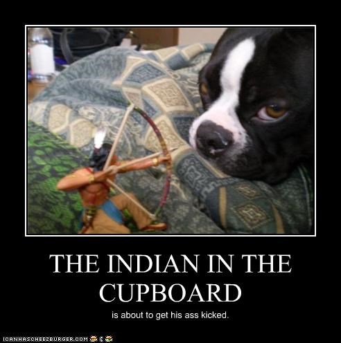 THE INDIAN IN THE CUPBOARD