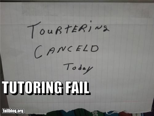 Tutoring Fail
