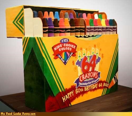 Funny Food Photos - Crayons Cake