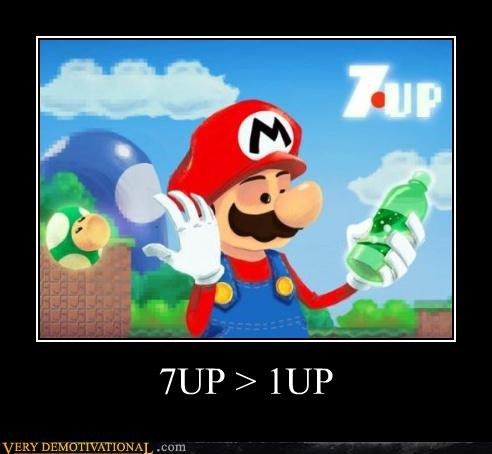 7UP > 1UP