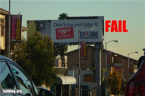 Billboard fail