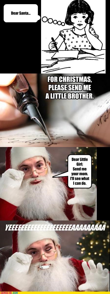 Santa Gives All He Can