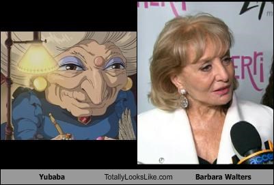 Yubaba Totally Looks Like Barbara Walters