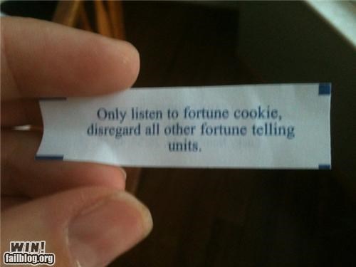 Fortune Cookie Advice WIN