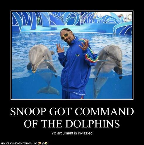 SNOOP GOT COMMAND OF THE DOLPHINS
