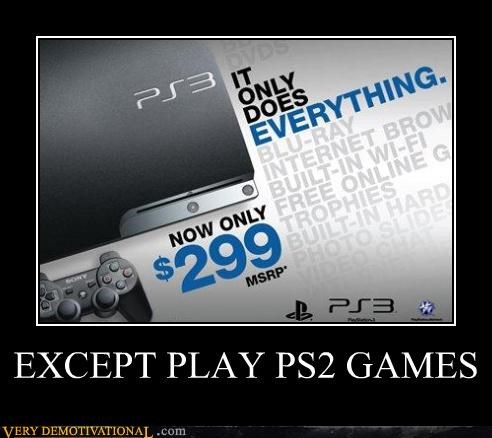 EXCEPT PLAY PS2 GAMES