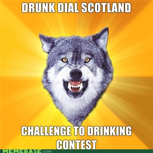 Courage Wolf: Drunk Dial Scotland