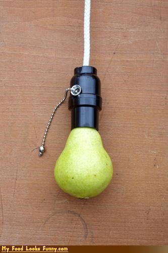 Funny Food Photos - Pear Bulb