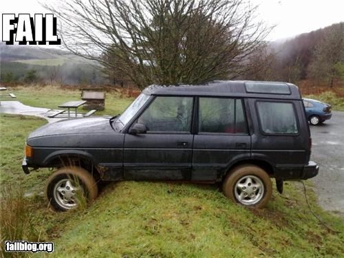 Off-Roading Fail