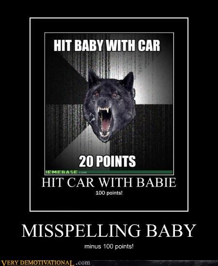 MISSPELLING BABY