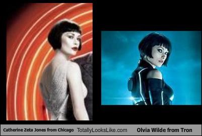 Catherine Zeta Jones from Chicago Totally Looks Like Olvia Wilde from Tron