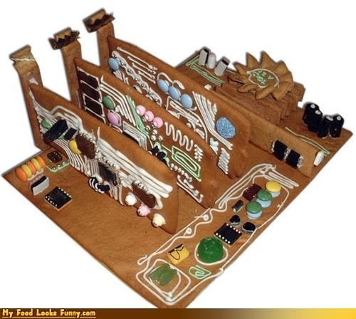 Funny Food Photos - Gingerbread Motherboard