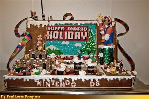Funny Food Photos - Super Mario Gingerbread