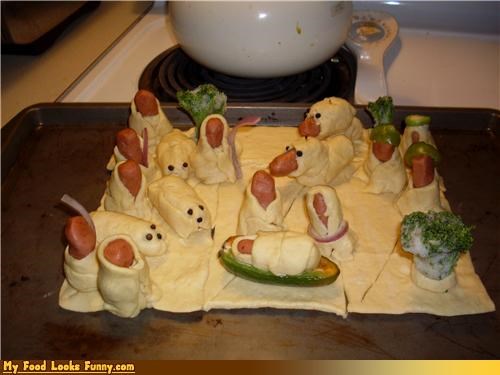 Pigs in a Nativity
