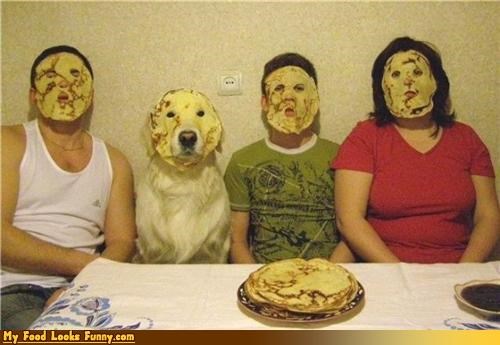 Funny Food Photos - Pancake Faces