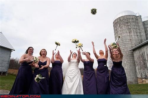 Bouquet Tossing is an Emotional Experience