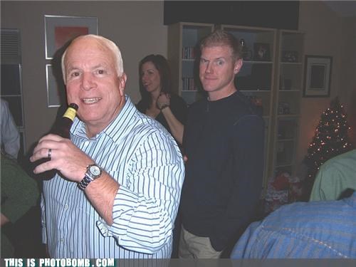 McCain Enjoying Himself