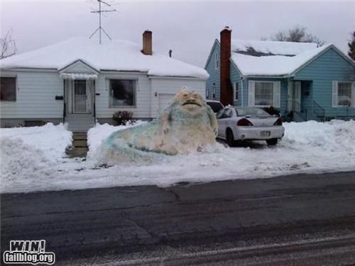 Jabba Froze in My Yard