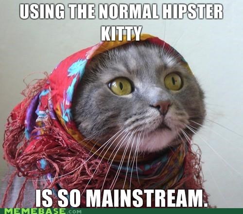 IRL Hipster Kitty