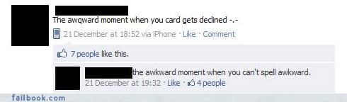 The Awqward Moment