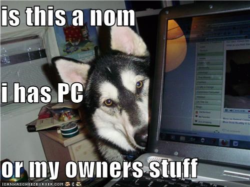 is this a nom i has PC or my owners stuff