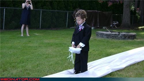 Sad Ring Bearer is Sad