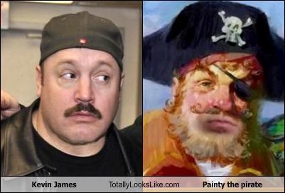 Kevin James Totally Looks Like Painty the pirate