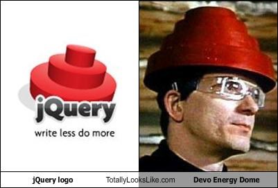 jQuery logo Totally Looks Like Devo Energy Dome
