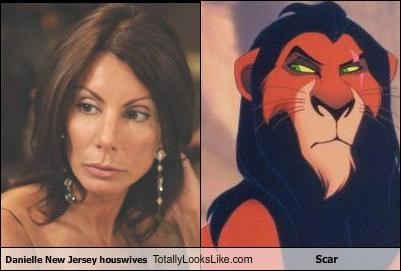 Danielle New Jersey houswives Totally Looks Like Scar