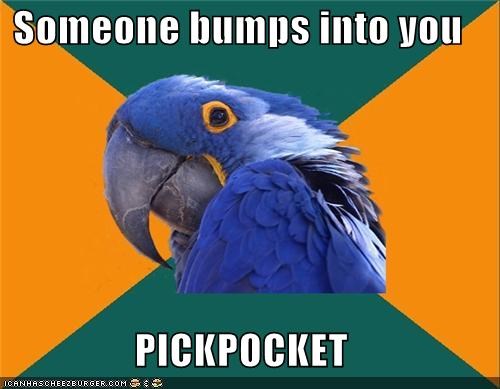 Paranoid Parrot: Train Station