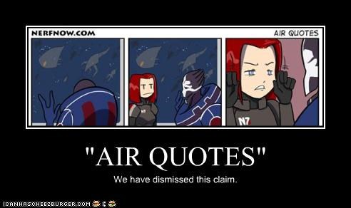 "AIR QUOTES"