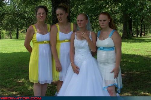 Bridesmaids Colorblocking FAIL