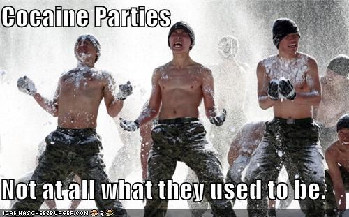Cocaine Parties  Not at all what they used to be.