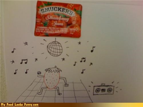 Funny Food Photos - Strawberry Jam