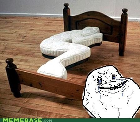 Forever Alone - in bed