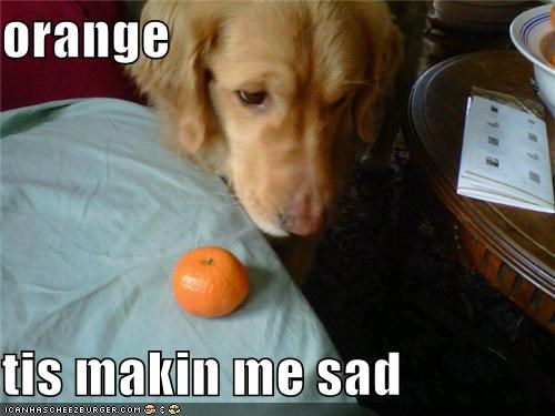orange  tis makin me sad