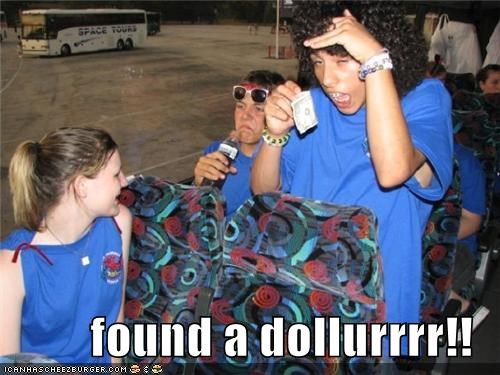 found a dollurrrr!!