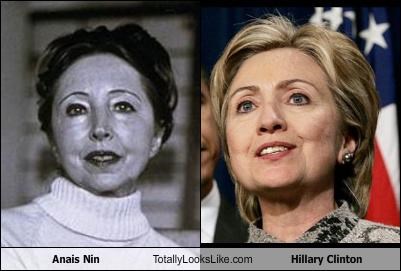Anais Nin Totally Looks Like Hillary Clinton