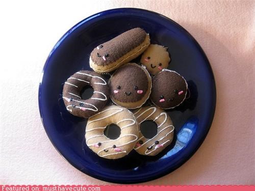 Minu Felt Donut Charms